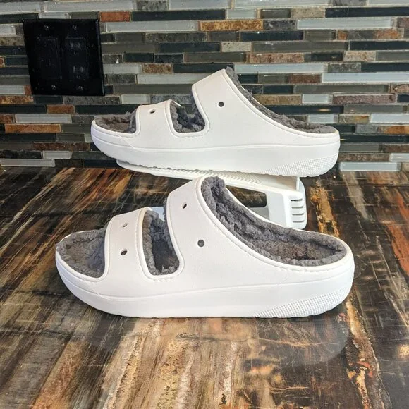 Crocs Lined Slip-On Sandals Men's Size 13 - Picture 2 of 10